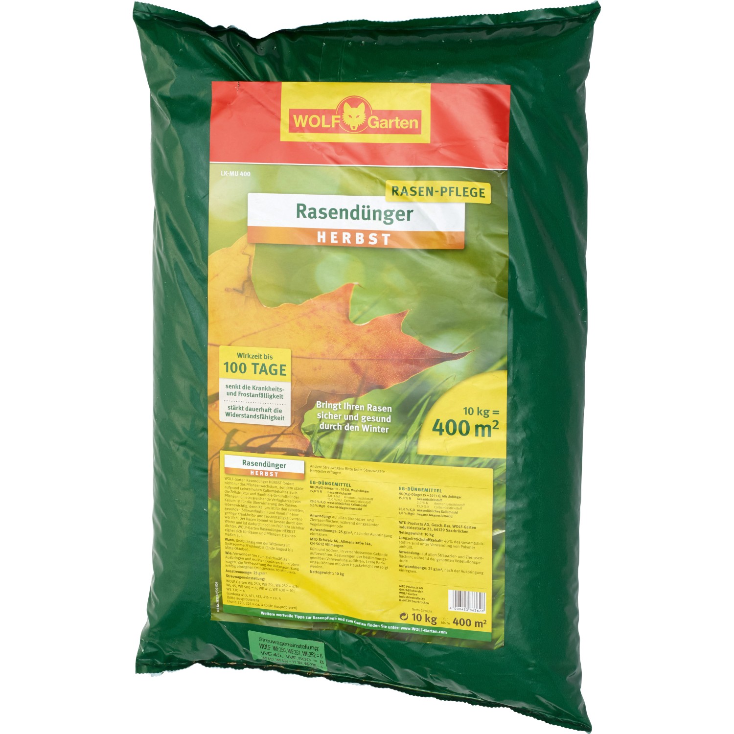 WolfGarten HerbstRasendünger 10 kg kaufen bei OBI