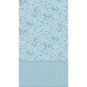 PROFHOME 770731-GU Fototapete Kindertapete Blau Türkis Grün Beige 1,59 m x 2,8 m