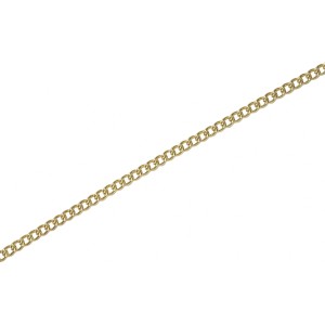 Panzerkette aus Messing, 2,5 mm stark, als Meterware für Deko-Zwecke.