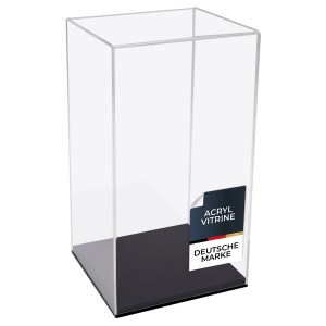 HMF 46812 Acryl Vitrine Schaukasten für Modellautos Figuren 20 x 20 x 38 cm Transparent