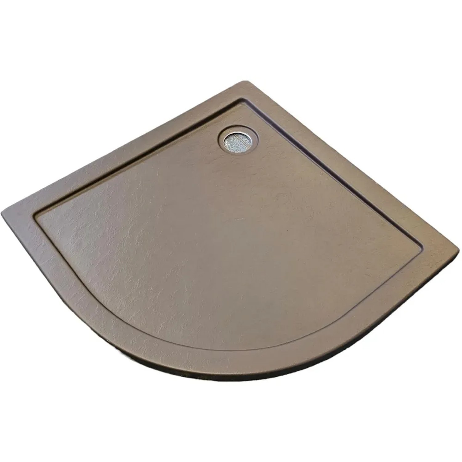 Sanotechnik Duschwanne Viertelkreis 80 cm x 80 cm Grau