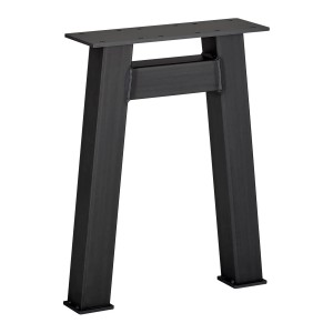 SOTECH Bankgestell H-Form Stahl Used Look Profil 50 x 50 mm Höhe 420 mm Tiefe 305 mm