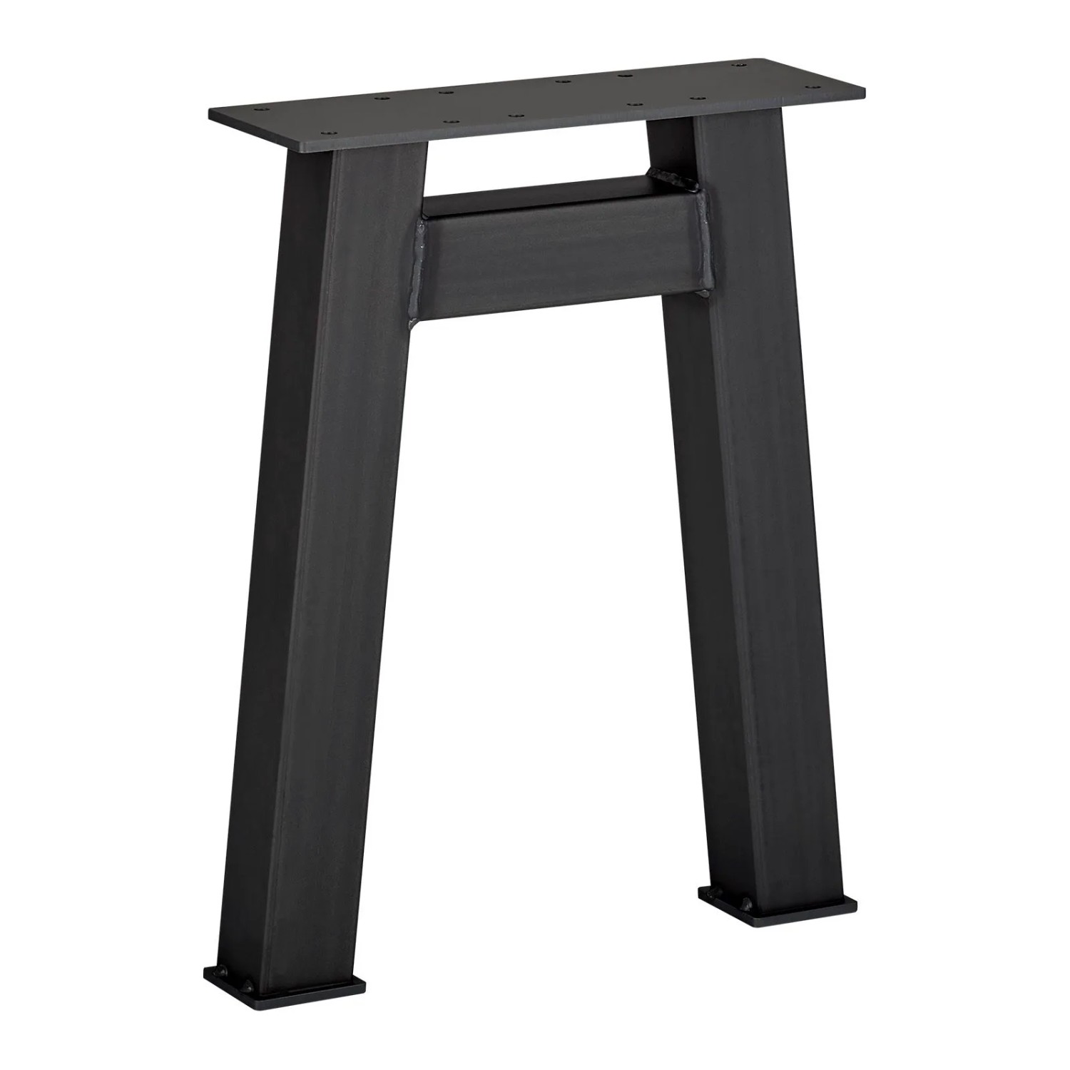 SOTECH Bankgestell H-Form Stahl Used Look Profil 50 x 50 mm Höhe 420 mm Tiefe 305 mm