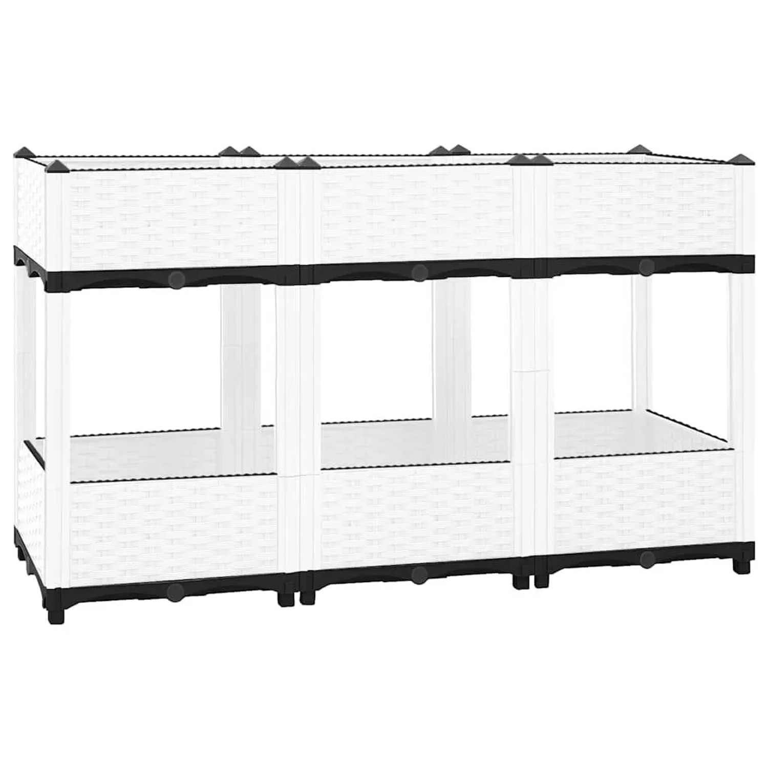 vidaXL Hochbeet 120x40x71 cm Polypropylen 153314