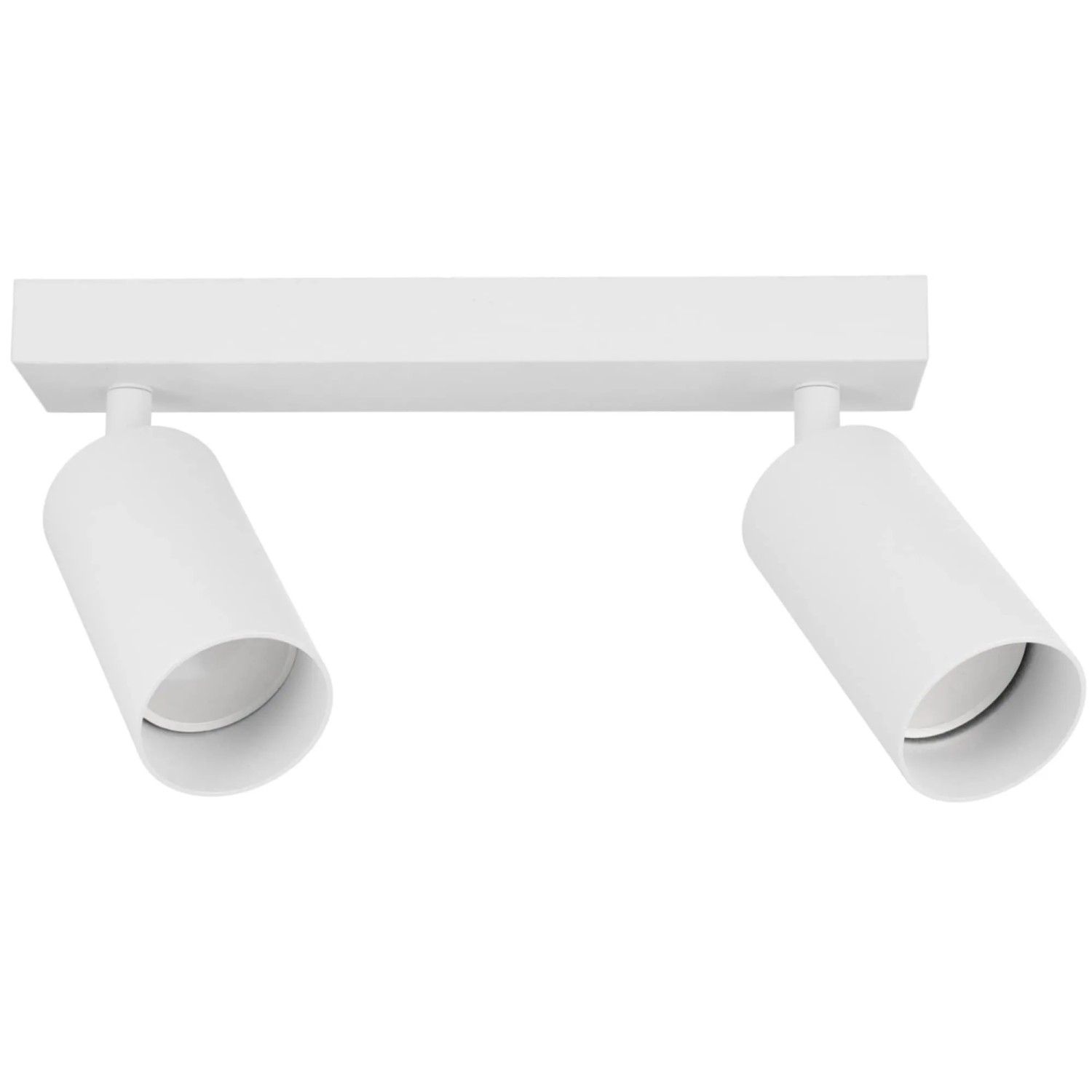 EDO Deckenstrahler GU10 2-Flammig Weiß Moderne Deckenlampe Spot Drehbar Schwenkbar MALGA