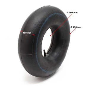 Wiltec 2X Luftschlauch Aufsitzmäher 18X6.50-9.50-8 20X8.00-10.00-8 Ventil Gerade