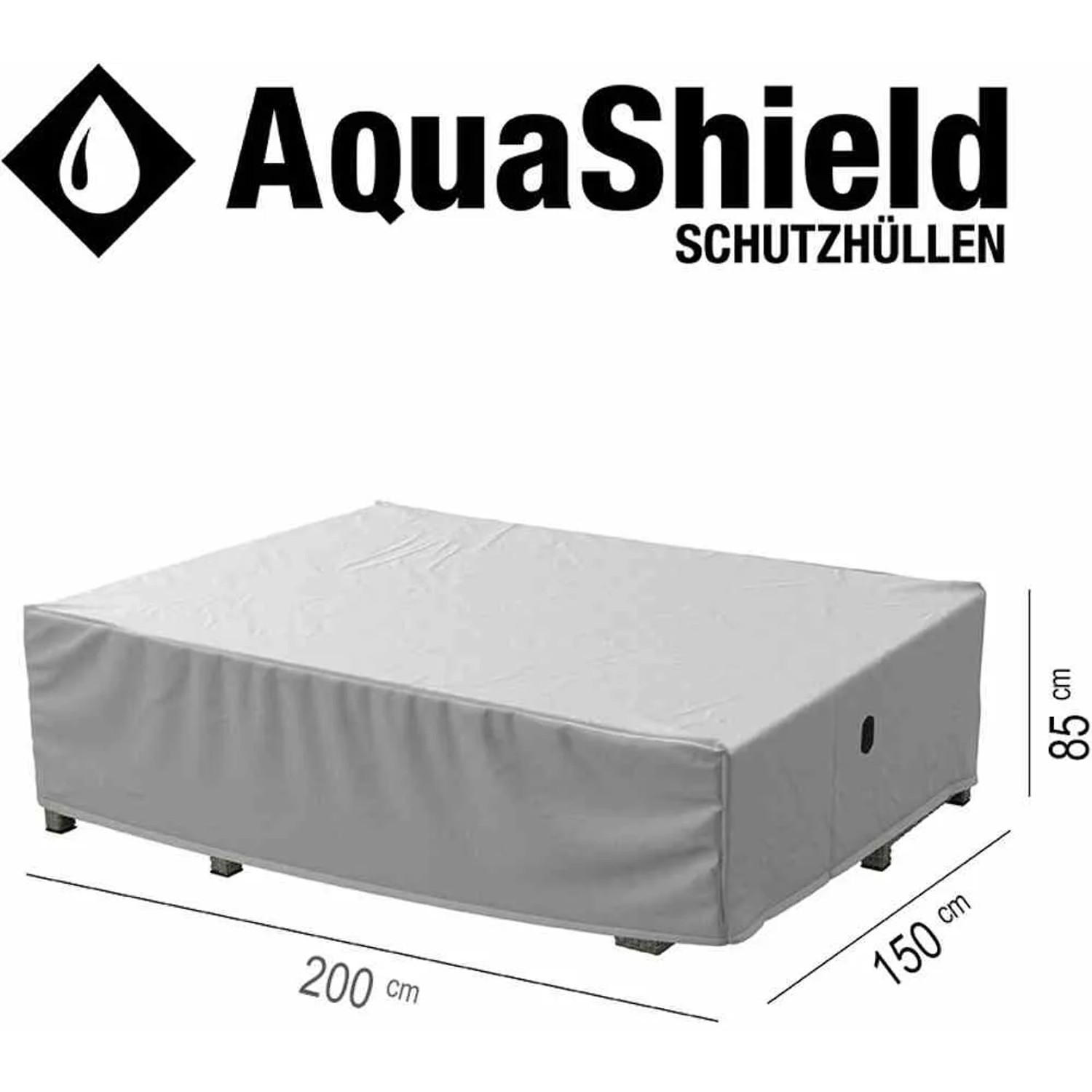 Siena Garden AquaShield Schutzhülle für Sitzgruppen, 200x150x85 cm, idealer Schutz vor Witterung.