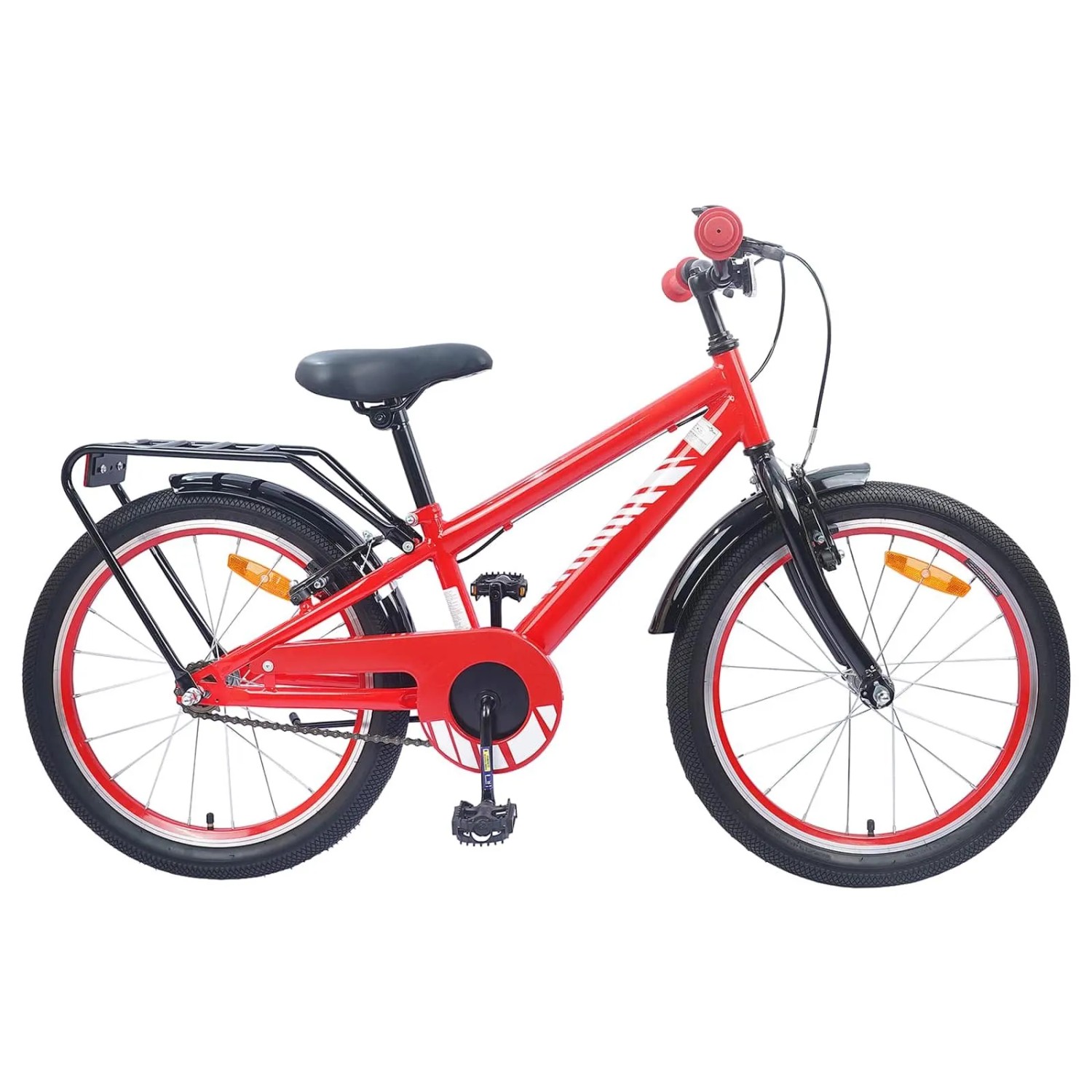 vidaXL Kinderfahrrad 18 Zoll für 5-7 Jahre Alt Rot 42009362