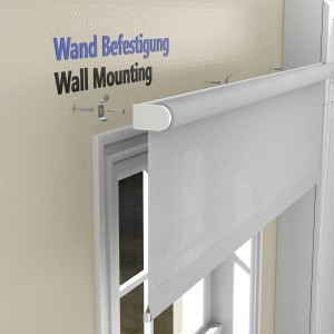 Deco-Raum Tageslicht-Rollo Bohren Basic GL 110 cm x 150 cm Grau