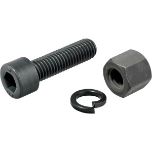 Halder Schraube Mutter und Federring Set für Ø 60 mm Verstärktes Tempergussgehäuse