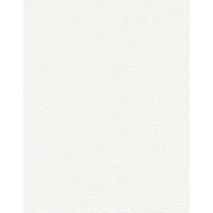 Weiße, überstreichbare Vliestapete in Textiloptik mit feiner Struktur für Wohnräume.