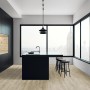 Helle Click-Vinyl Diele Tampa Oak Village im modernen Küchen-Interieur.