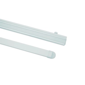 Gardinia Paneelwagen, 60 cm, weiß, für Lamellenvorhänge und Schiebegardinen.