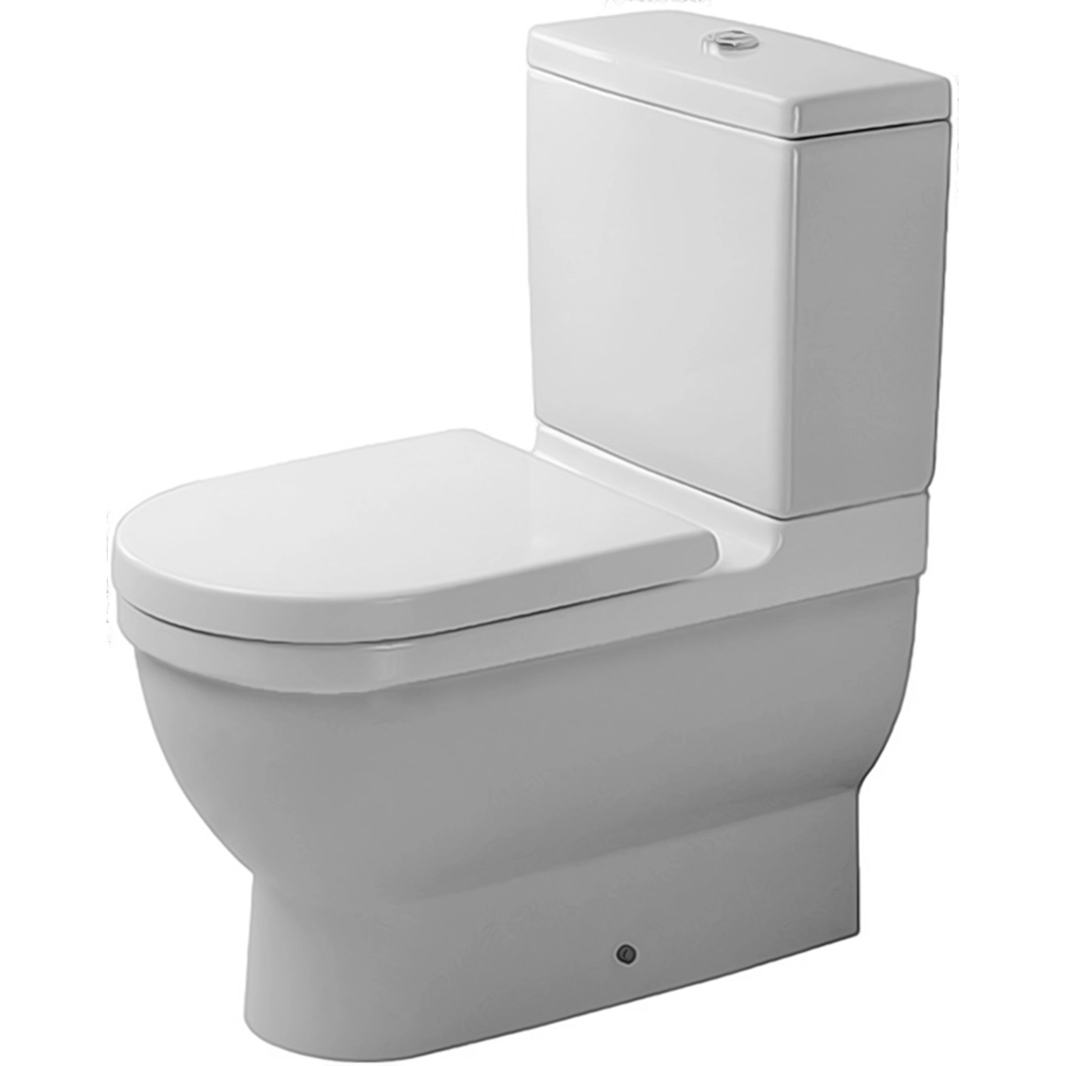 Duravit Stand-WC Kombi Starck 3 65,5 cm Weiß WG Tiefspüler Abgang Vario