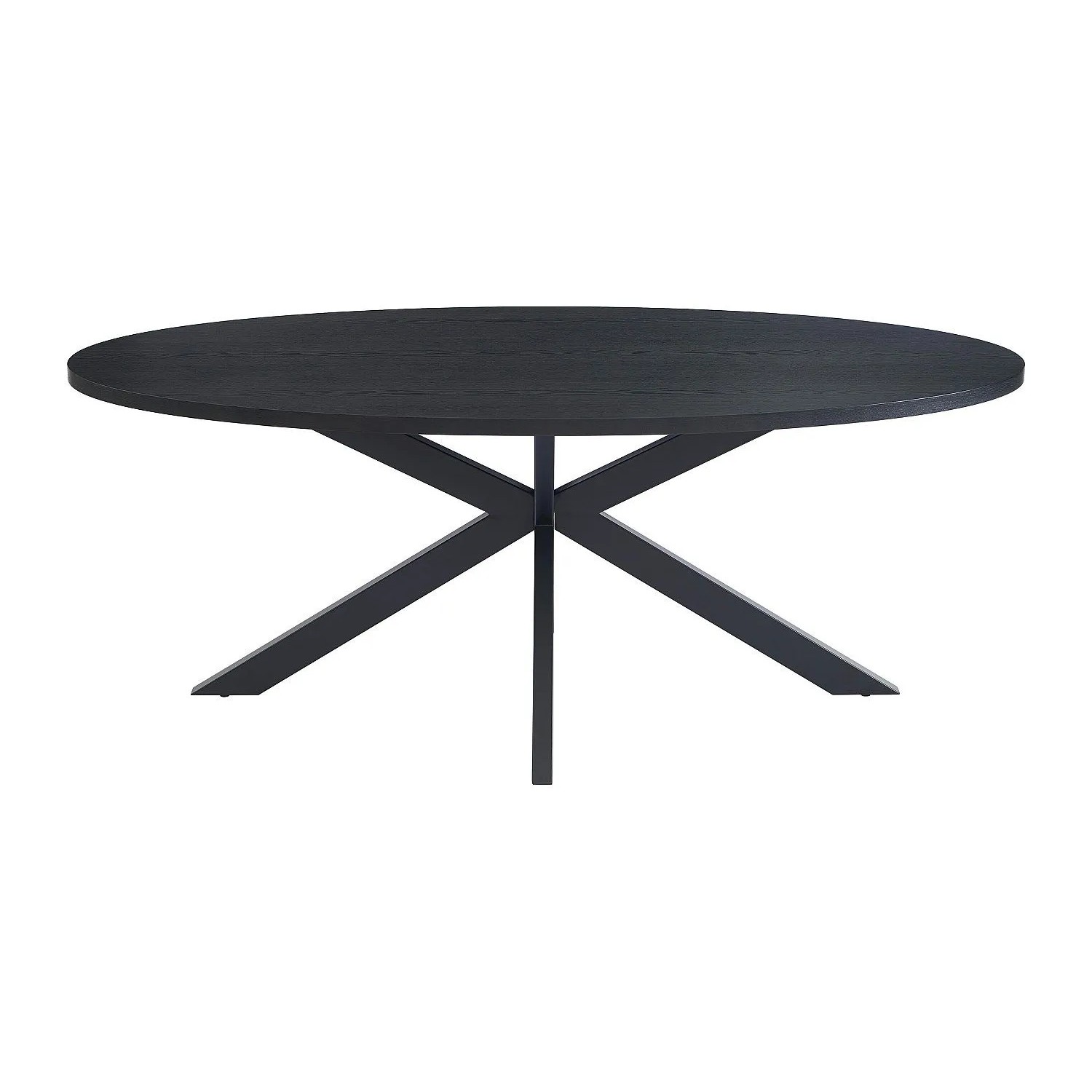 Vente-unique Esstisch Linioma Schwarz 200 cm