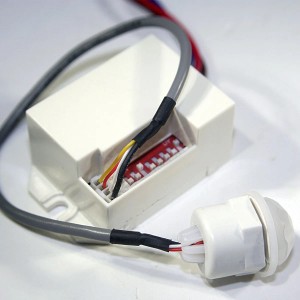 world-trading-net Mini PIR-Bewegungsmelder zum Einbau, Detailansicht.