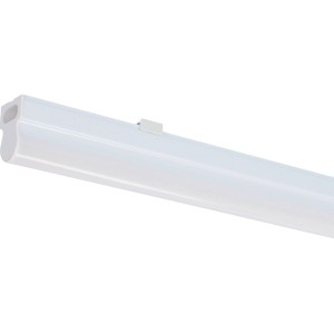 Graue LED-Küchenschrankleuchte, 60 cm, 11 W, 1100 Lumen, 4000 K, IP20.