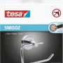 Tesa Smooz Toilettenpapierhalter, hochglanzverchromt, zur Wandmontage ohne Bohren.