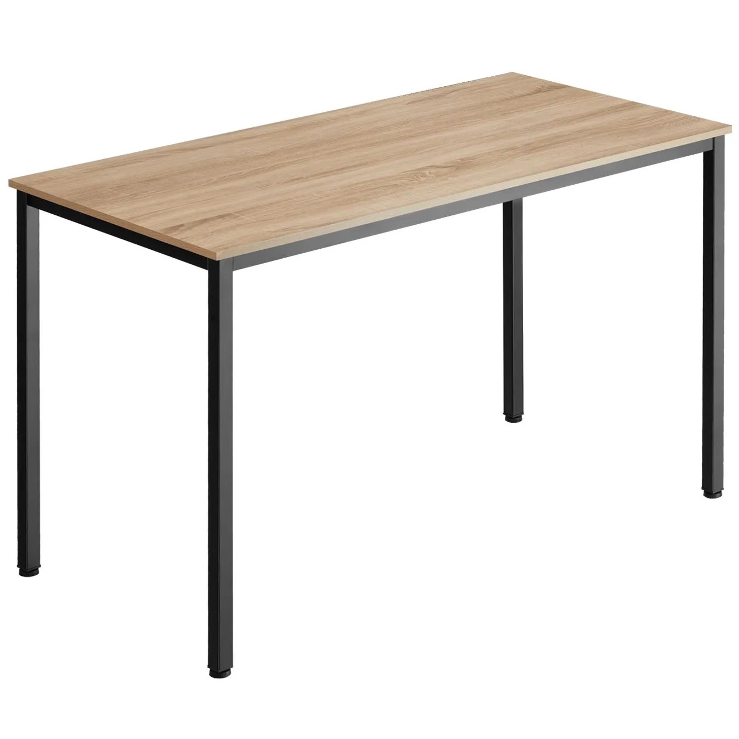Tectake Schreibtisch Vanport Industrial Style Holz Und Stahl 120 X 60 X 75 50 Cm Industrial Holz Hell Eiche Sonoma