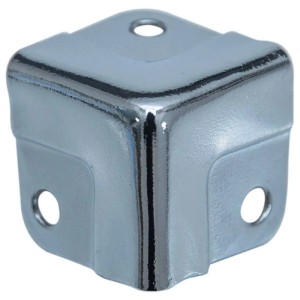 HMF 14965-09 Eckenschutz aus Metall für Koffer 8 Stück 18 x 18 x 18 mm Silber Verzinkt