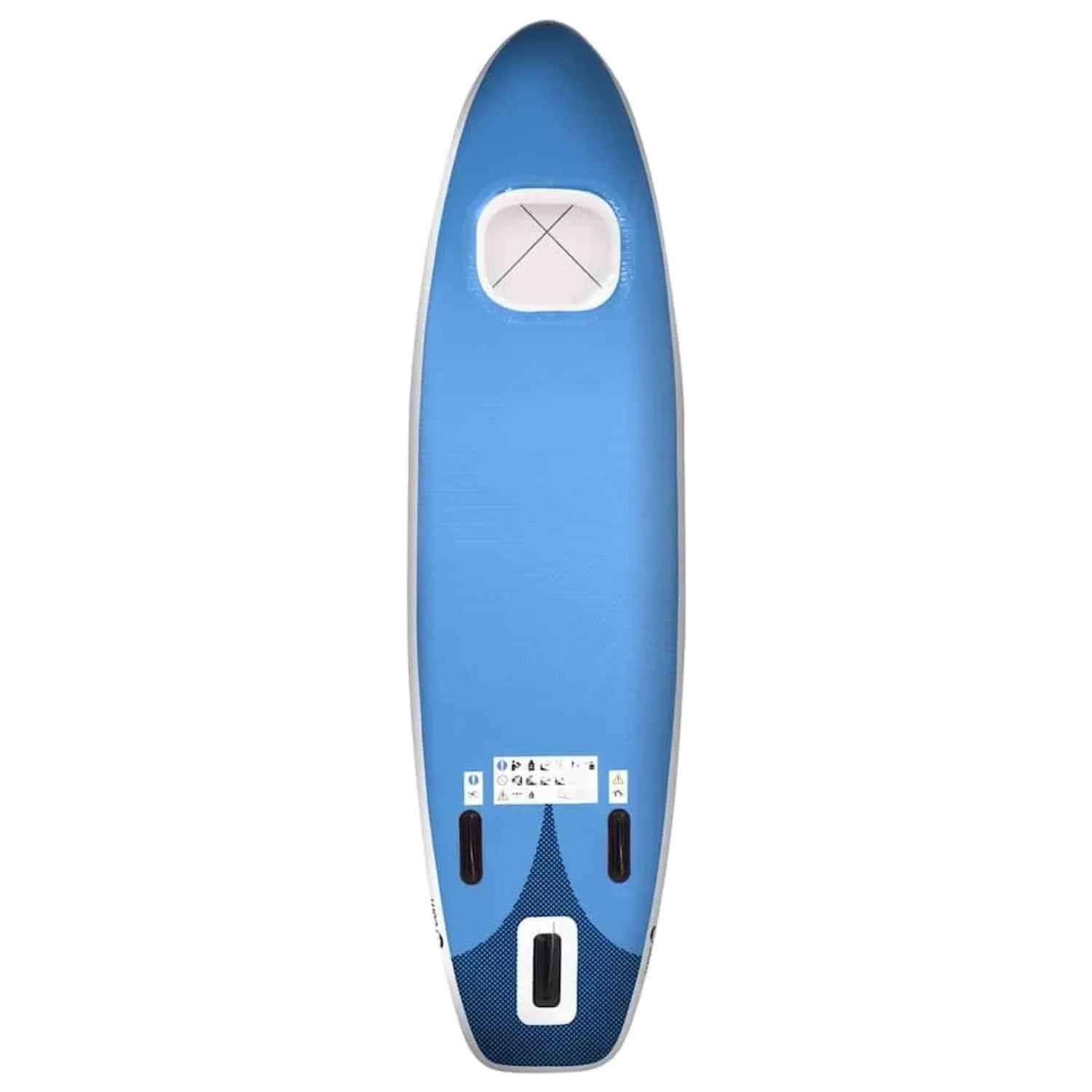 vidaXL SUP-Board-Set Aufblasbar Blau 300x76x10 cm 93381_4