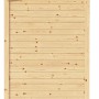 Gartenhaus Amrum aus Holz, naturbelassen, 120x180 cm, Elementbauweise.