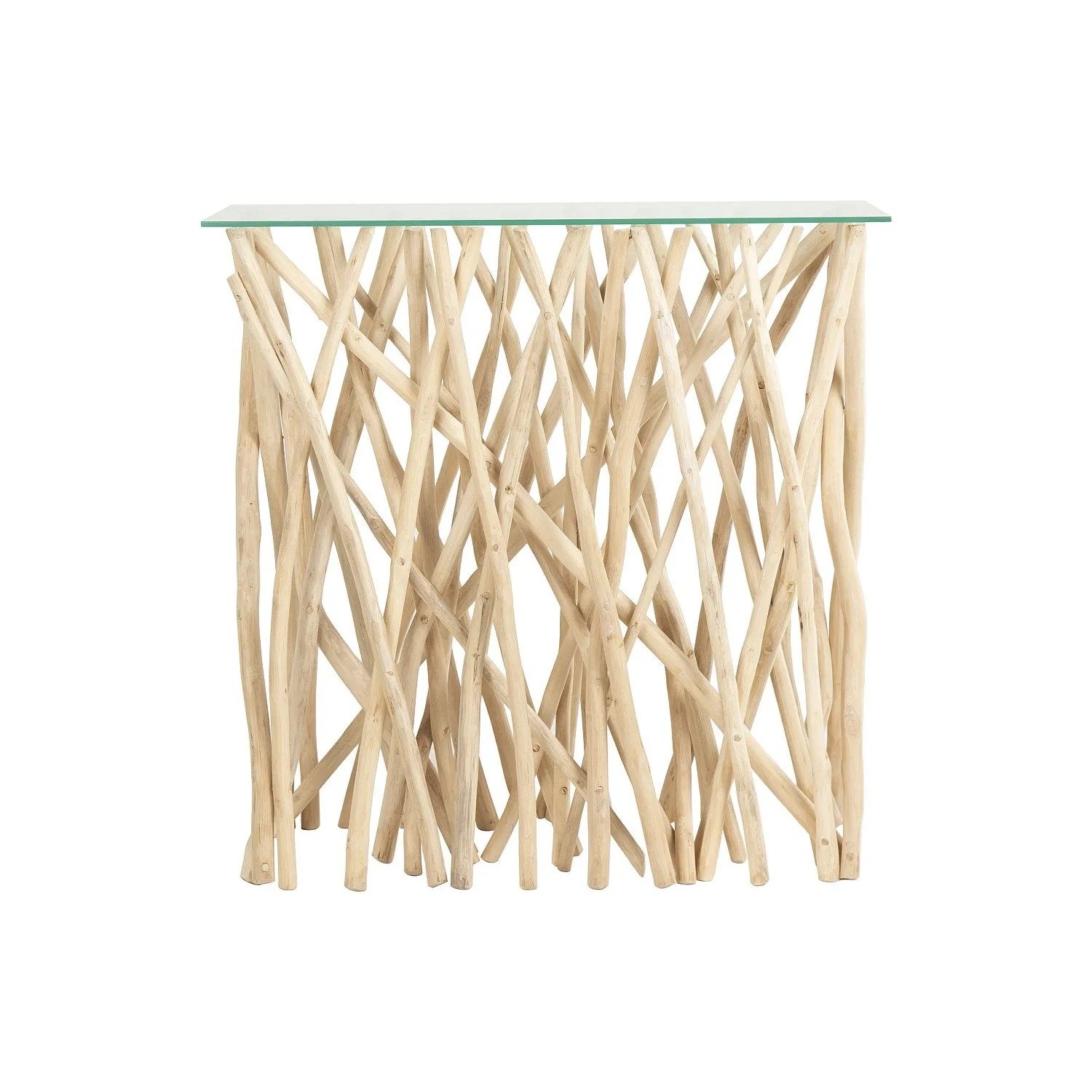 Vente-unique Konsolentisch Gayana Naturfarben Hell 92 cm