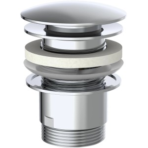 Kirchhoff Pop Up Ablaufgarnitur für Waschbecken, 1 1/4 Zoll, Chrom.