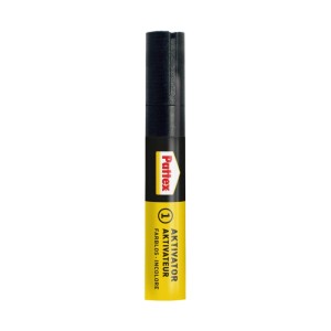 Pattex Plastix Sekundenkleber Aktivator-Stift, 4 ml, zur Anwendung mit Plastikkleber.