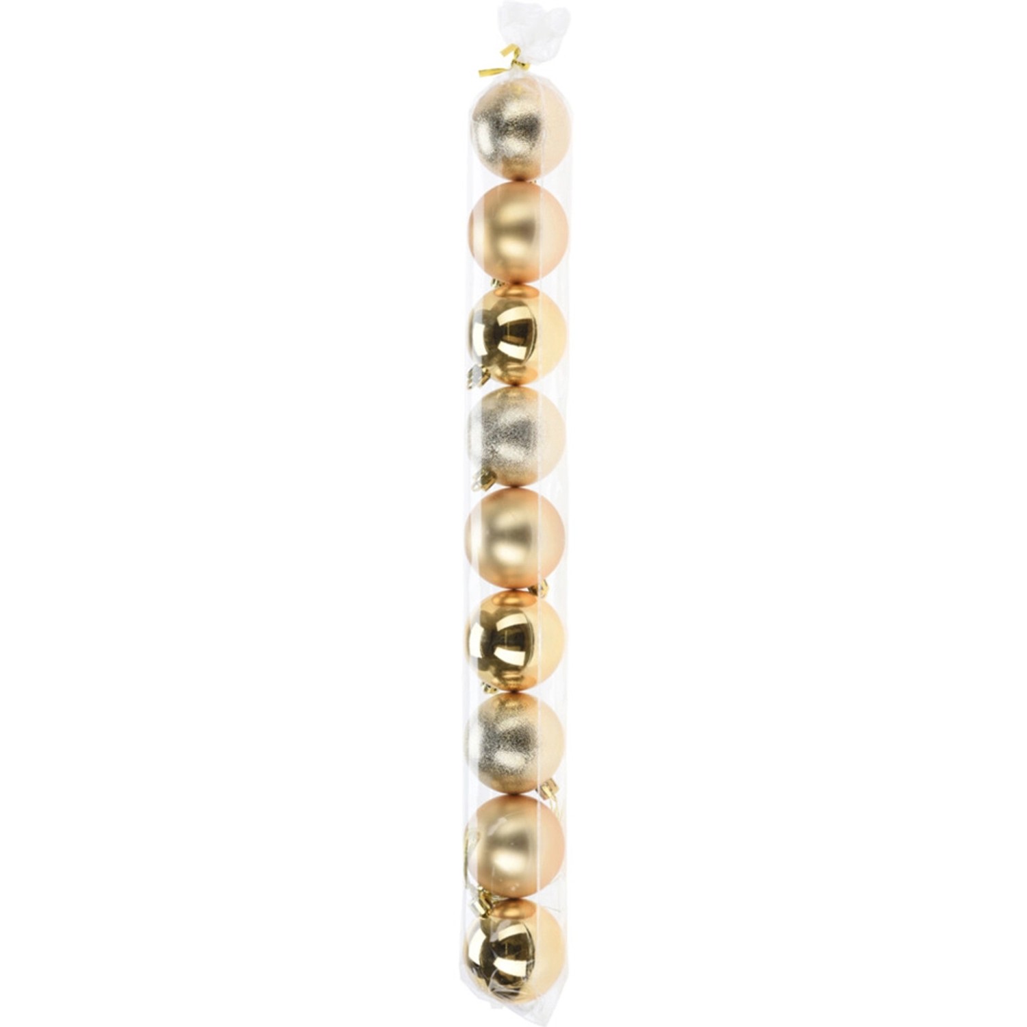Weihnachtskugel-Set Ø 6 cm 9 Stück Gold
