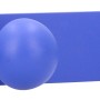 Blaue Siro Hakenleiste aus Buchenholz mit 4 Haken, Länge 520mm, ideal für Kinderzimmer.