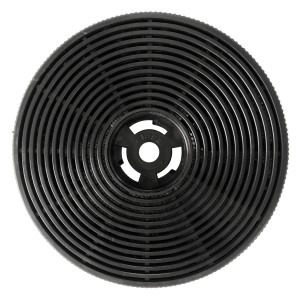 PKM Kohlefilter CF155 für Dunstabzugshaube, rund, schwarz.