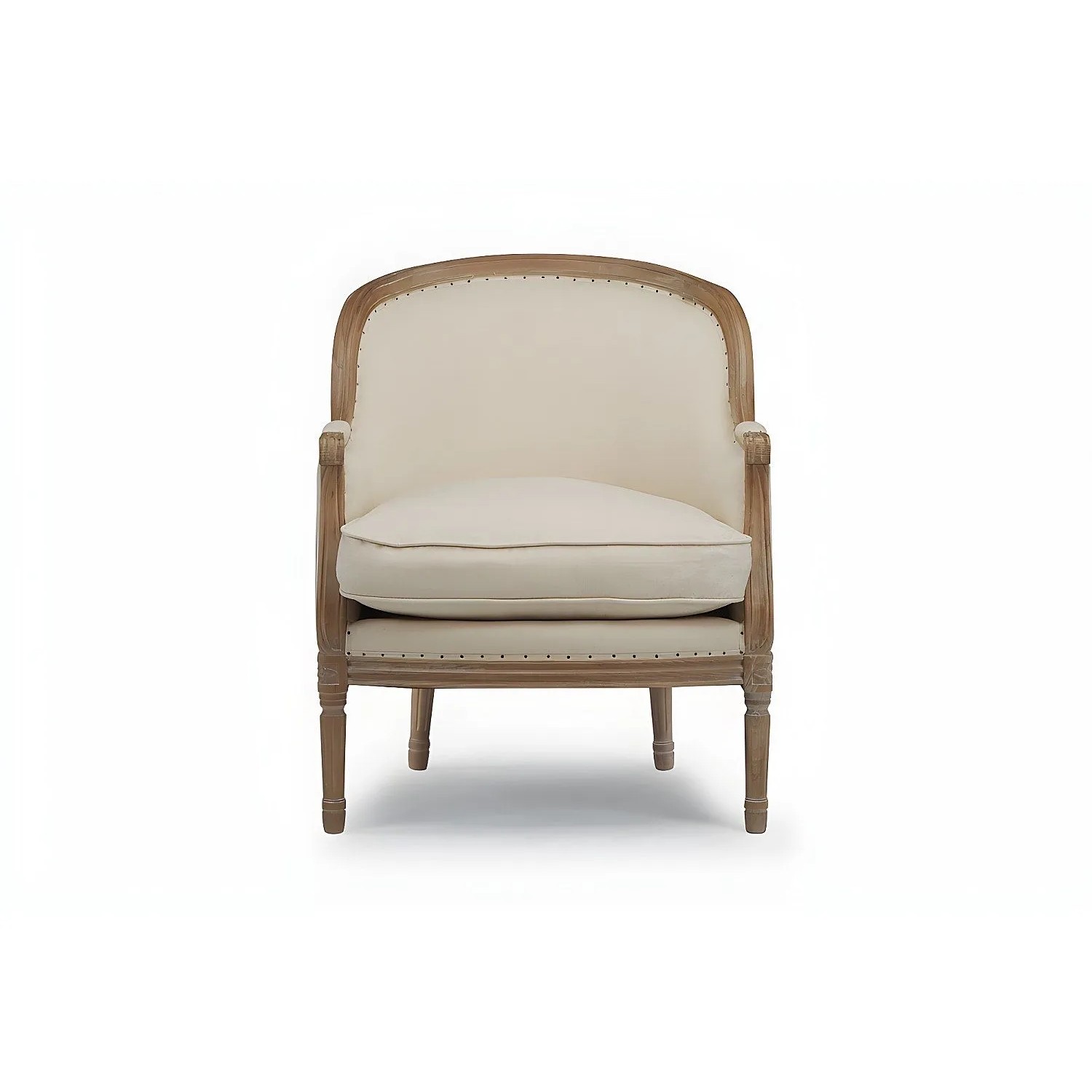 Vente-unique Sessel Mit Gerader Rückenlehne Alienor Cremefarben 72 cm