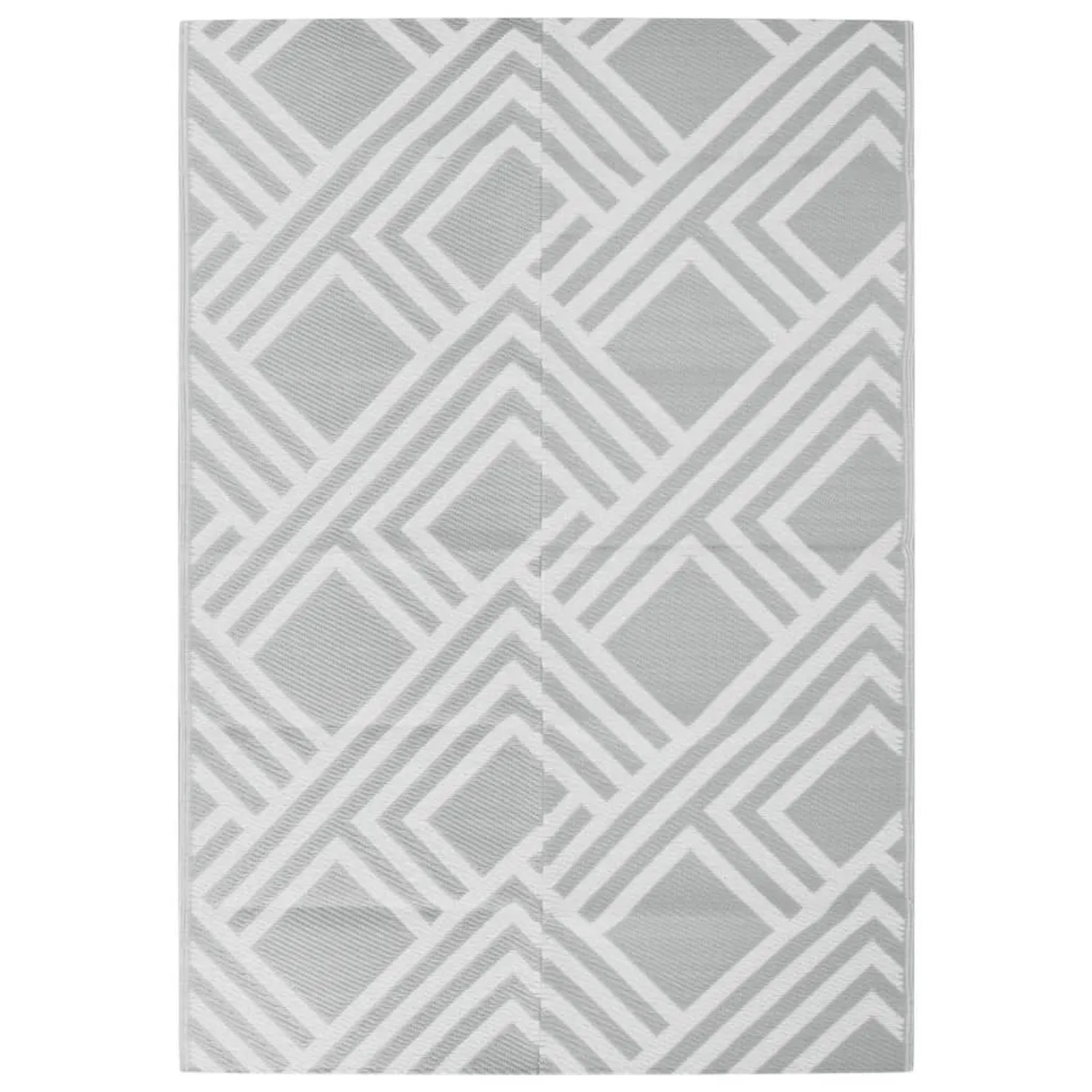 vidaXL Outdoor-Teppich ARAKIL Grau 160x230 cm PP 368563