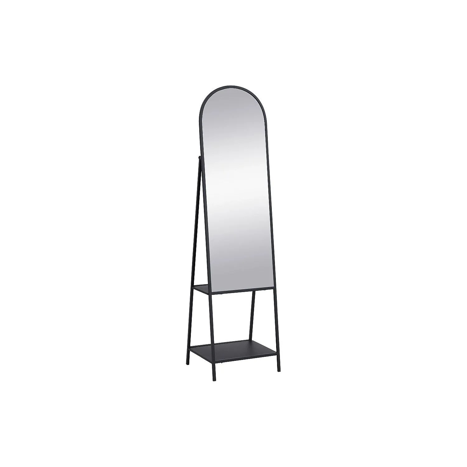 Vente-unique Standspiegel Mit Füßen Livio Schwarz 46 cm