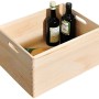 Kesper Allzweckkiste aus Kiefernholz, 23x40x30 cm, mit Tragegriffen und Inhalt.