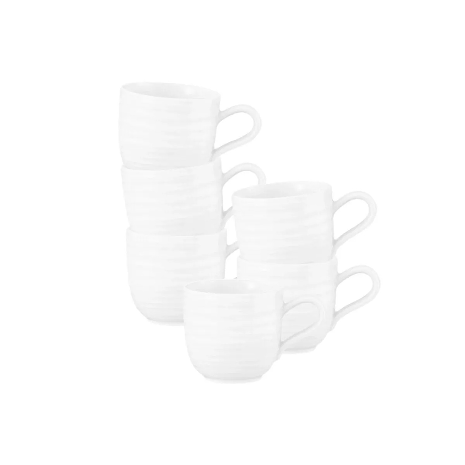 Seltmann Weiden Terra Espressotassen 0,09, 6er Set Weiß