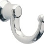 Glänzender Wandhaken 744 aus Chrom für Bad und Küche.