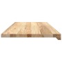 vidaXL Fensterbänke 2 Stk Unbehandelt 90x40x2 cm Massivholz Eiche 4009119_5
