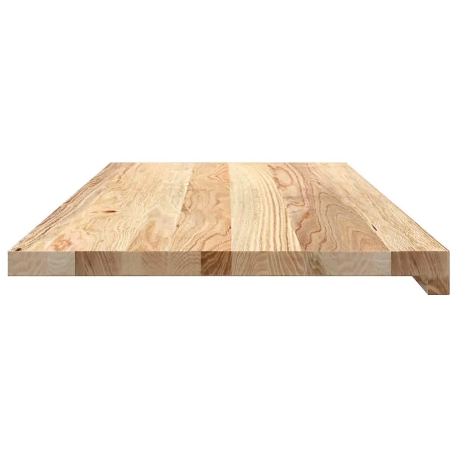 vidaXL Fensterbänke 2 Stk Unbehandelt 90x40x2 cm Massivholz Eiche 4009119_5