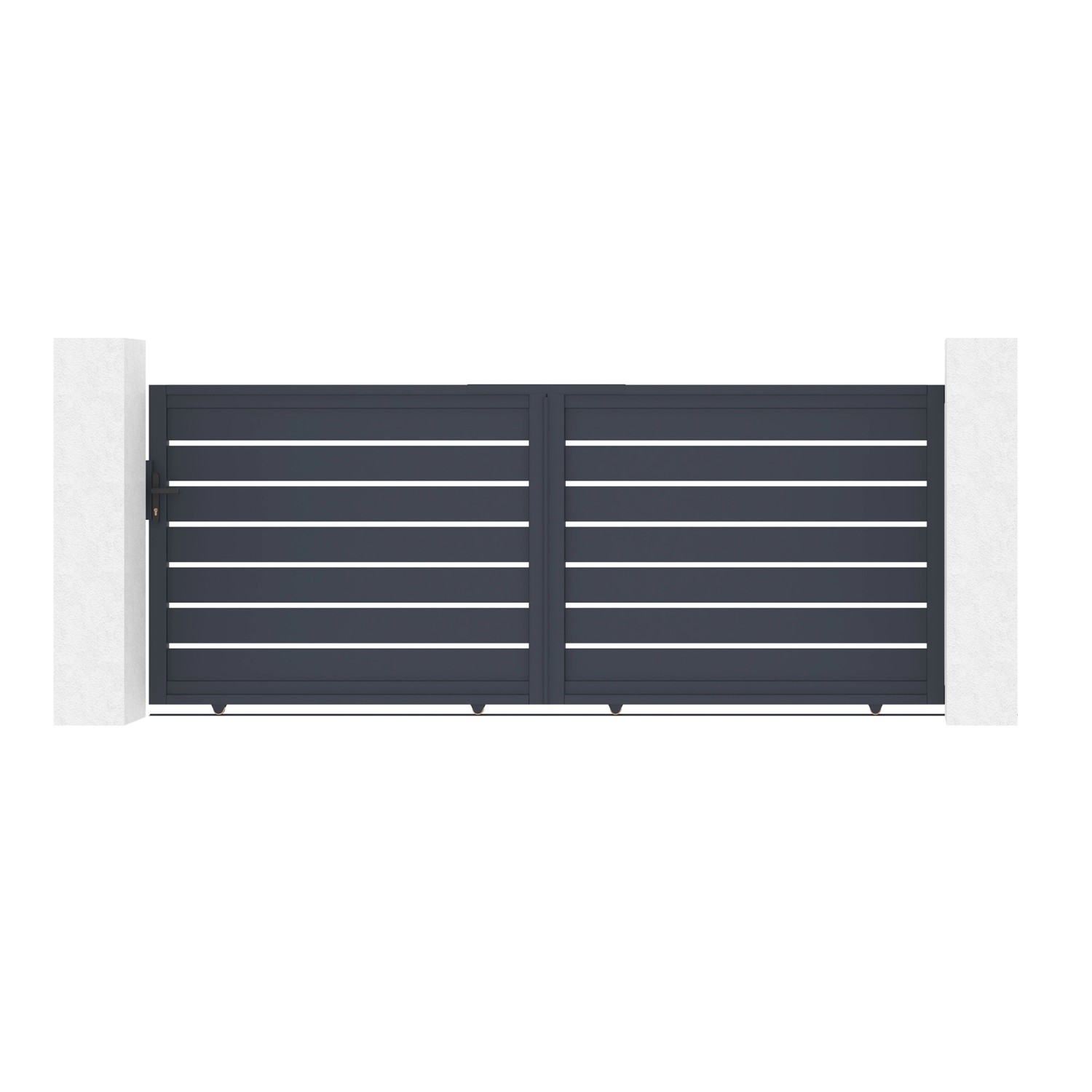 Casanoov Schiebetor 3 5M Vogel H 140Cm & Gartentür 1M Vogel H 140Cm Alumini günstig online kaufen