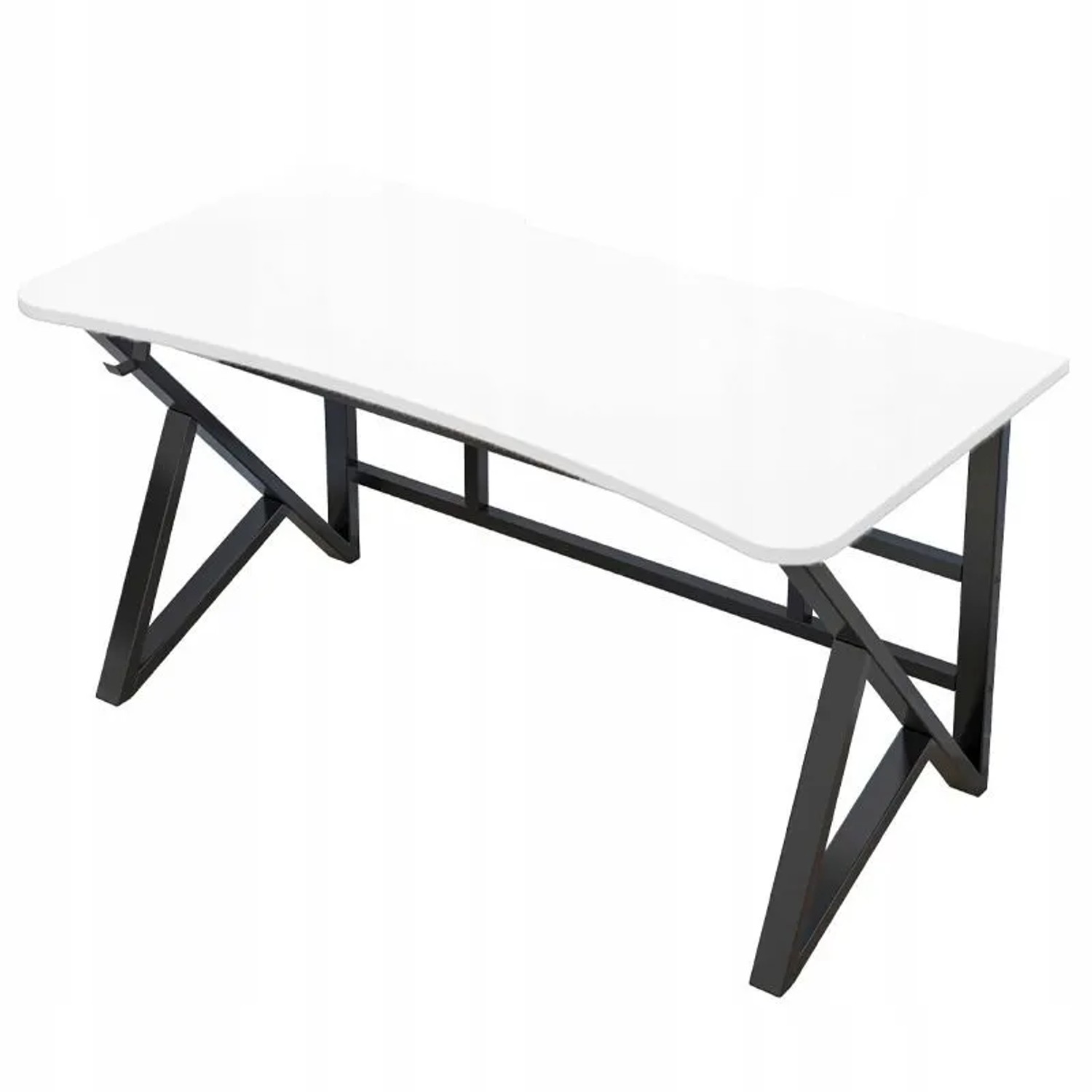 Rebiko Weißer Moderner Gaming-Computertisch für Gamer Loft Groß 120 cm_9