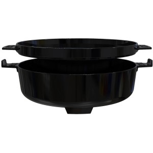 Weber 2in1 Dutch Oven & Pfanne aus Gusseisen, ideal für GBS Grill. Grillutensil für vielseitiges Kochen.