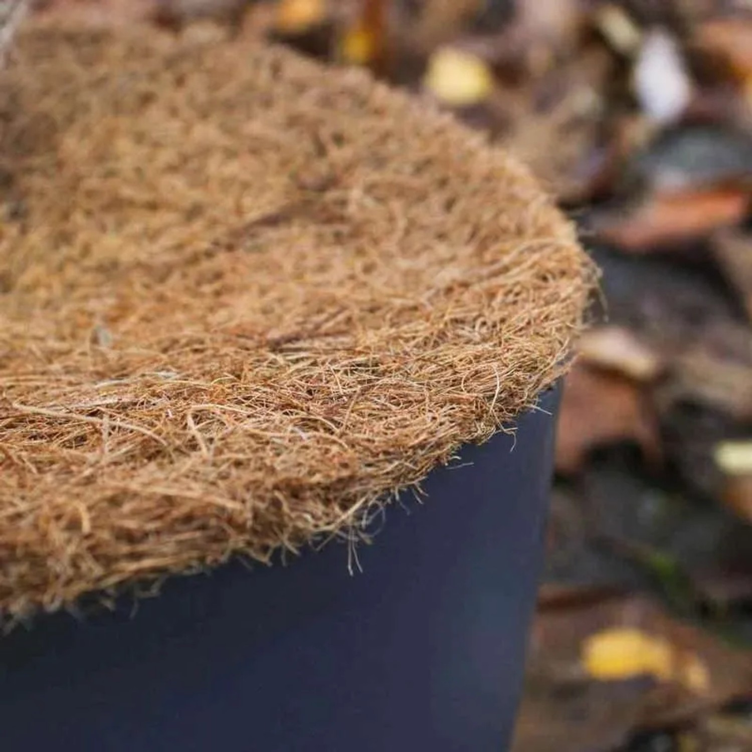 Galaflor Runde Kokosmatte für Kübelpflanzen ⌀ 45 cm Mulchscheibe Winterschutz_3