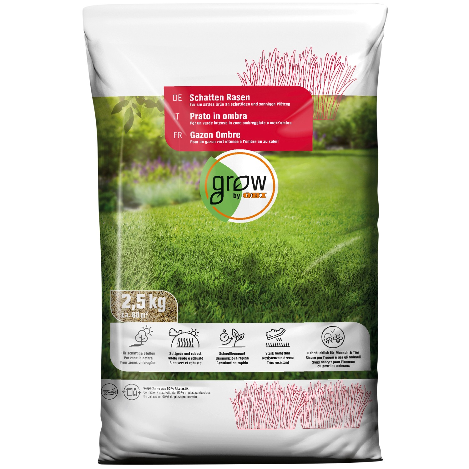 OBI Schatten-Rasen 2,5 kg günstig online kaufen