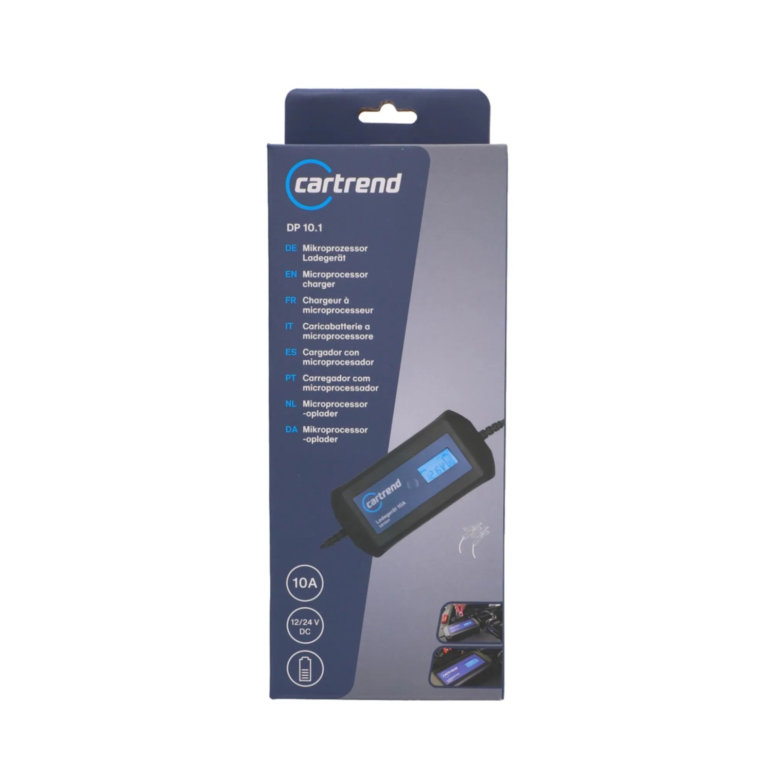Cartrend Batterieladegerät Mikroprozessor DP 10.1 in Originalverpackung.