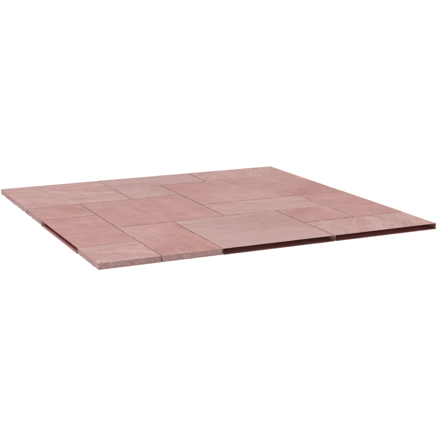Sandstein-Platten Modak Römischer Verband 4 Formate