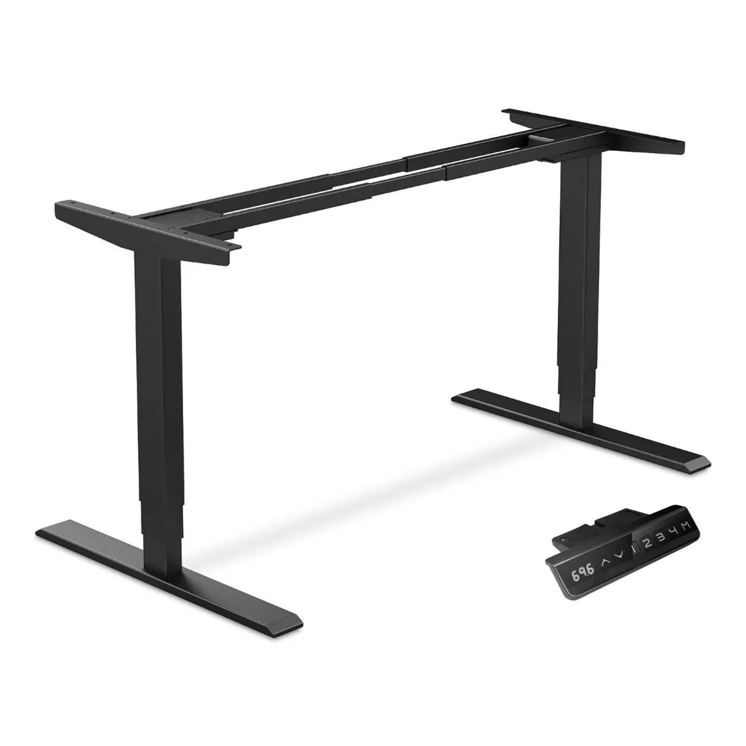 SOTECH CAVO Tischgestell TG2-80 Schwarz Elektrisch Höhenverstellbar 590 Bis 1240 mm Breitenverstellung 1080 Bis 1600 mm Tragkraft 80 Kg