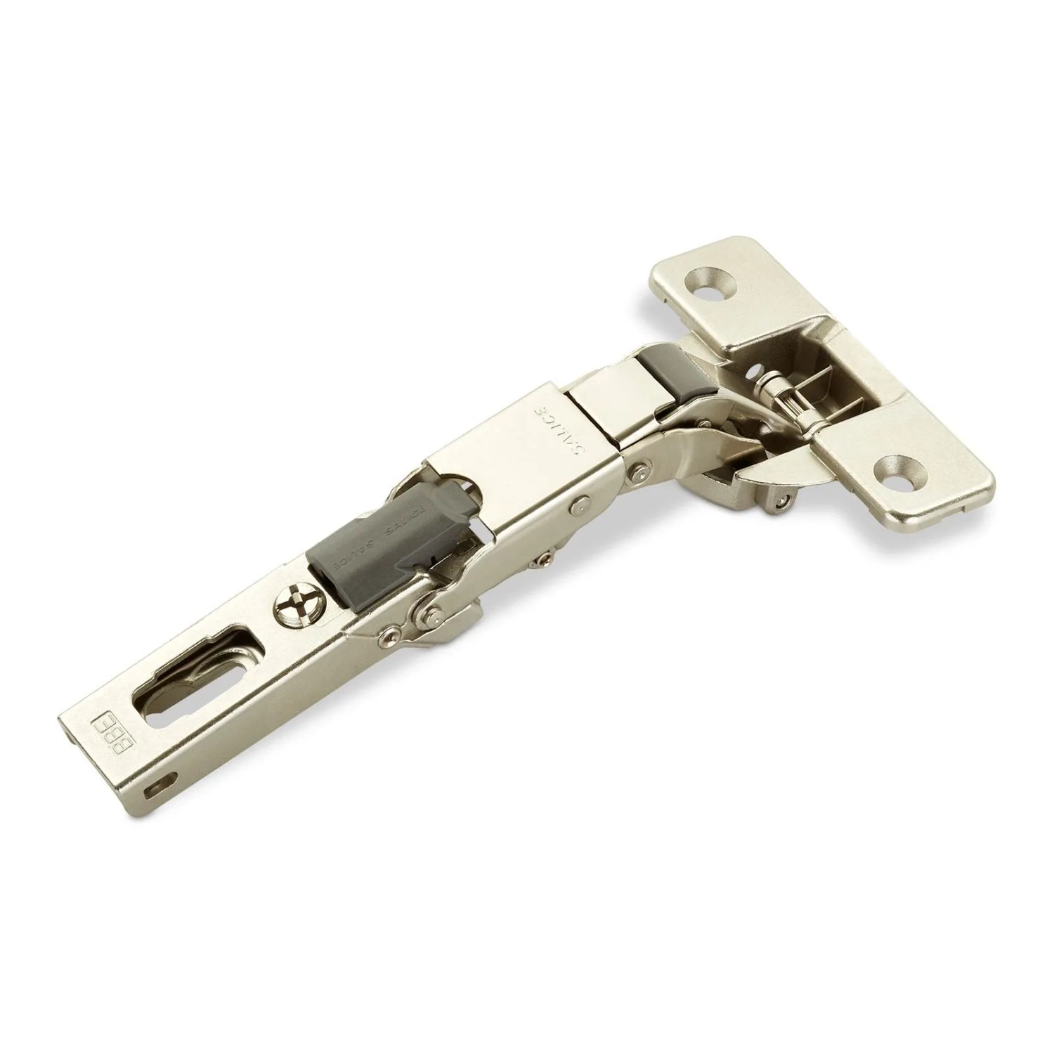 SALICE Universalscharnier T48 Push Open mit Negativfeder 110 Grad Nickel Matt