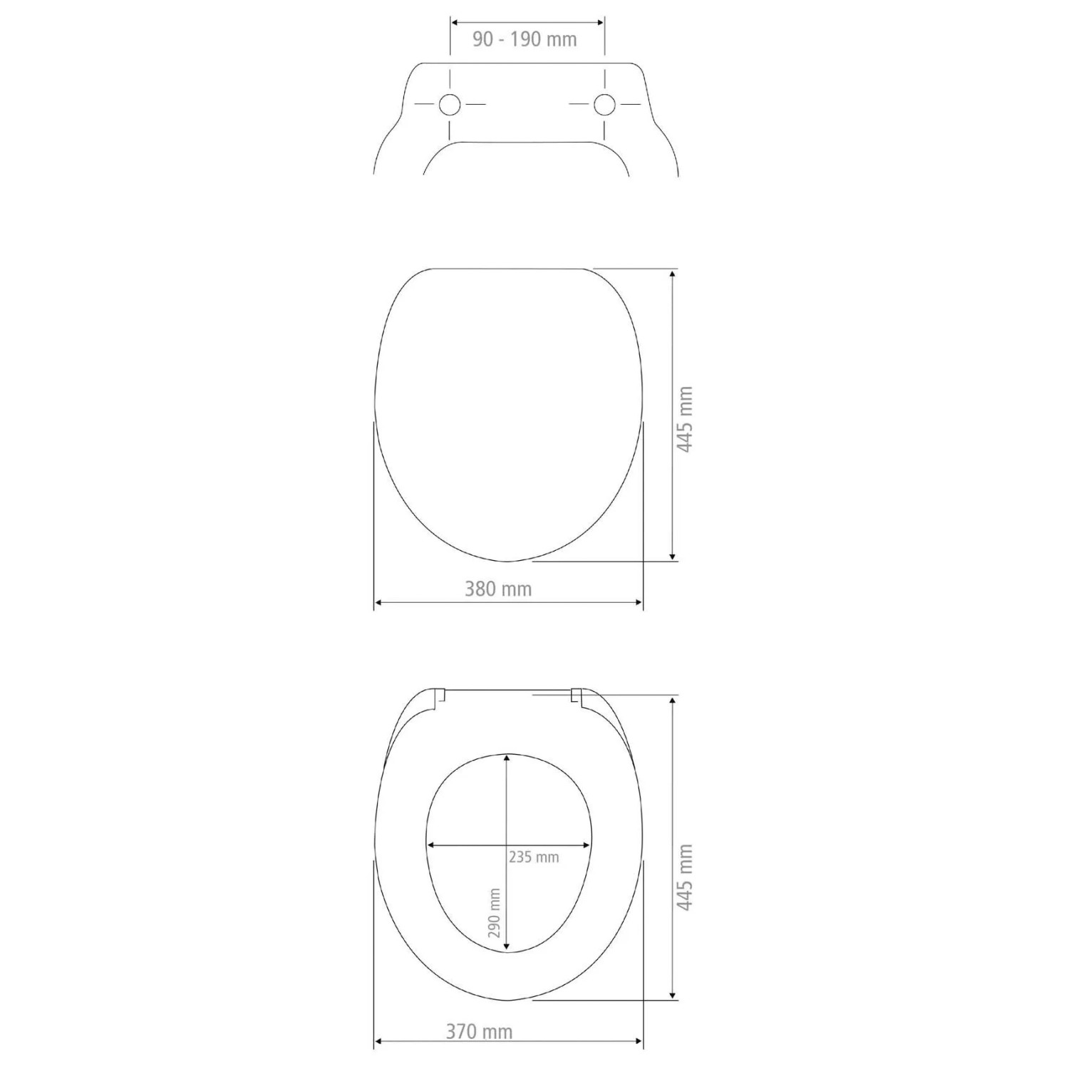Wenko Premium WC-Sitz Grey Marble aus Duroplast mit Absenkautomatik_3
